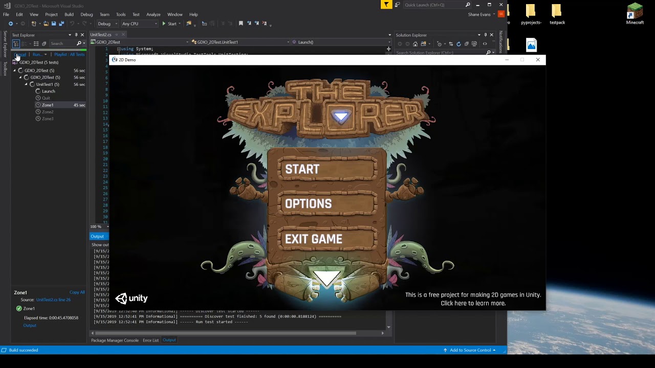 2D Game Kit Automation Tutorial