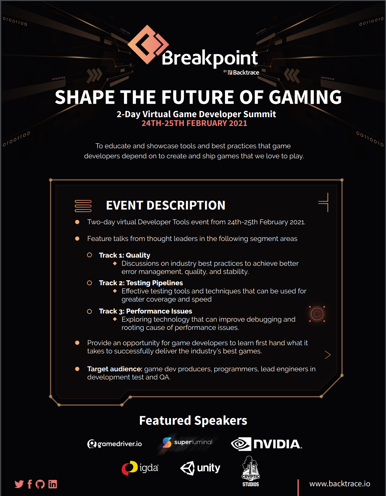 Breakpoint Virtual Event by Backtrace.io